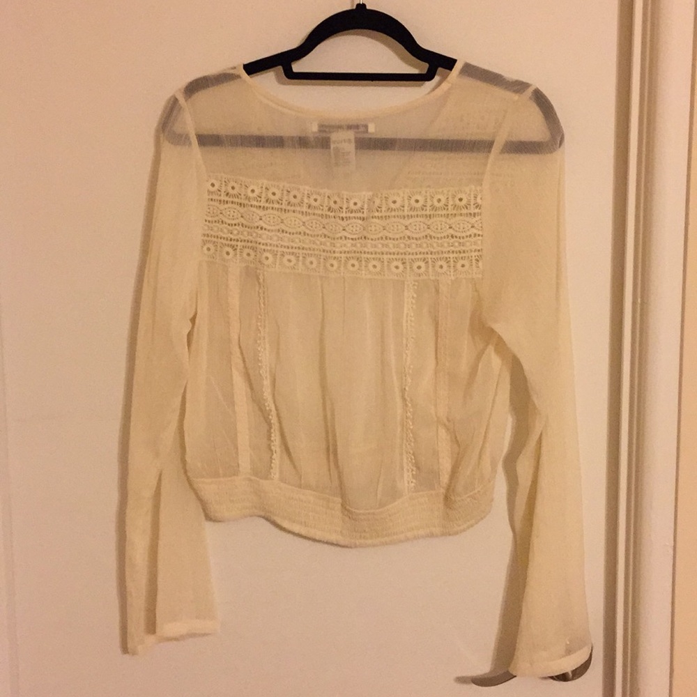 American Rag Sheer Top - Picture 3 of 4